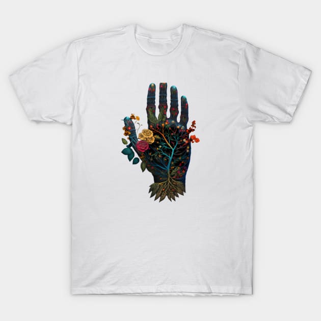 Hand of life T-Shirt by AnimeMerchNPrints